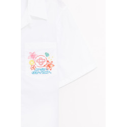 CASABLANCA WHITE COLLAGE D ICONES SHIRT